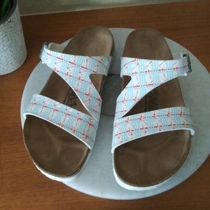 Birki's with Anchor print